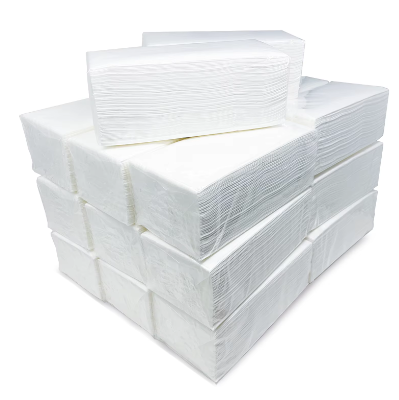 TOALLITA ZIG-ZAG 2 CAPAS – Essuie-mains en papier gaufré (20 paq)