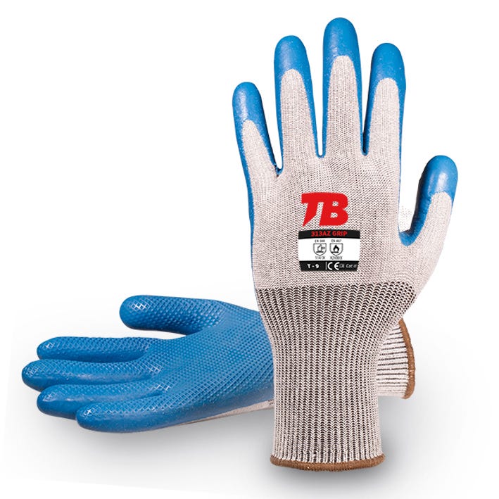GUANTE 313AZ GRIP TB – Guanto protettivo in lattice con finitura antiscivolo