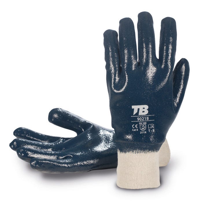 GUANTE 9021B TB – Gant en nitrile avec support coton
