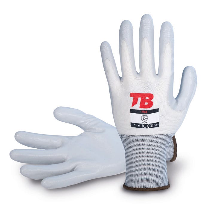 GUANTE 703 TB – Guante de nailon y NBR, alta durabilidad
