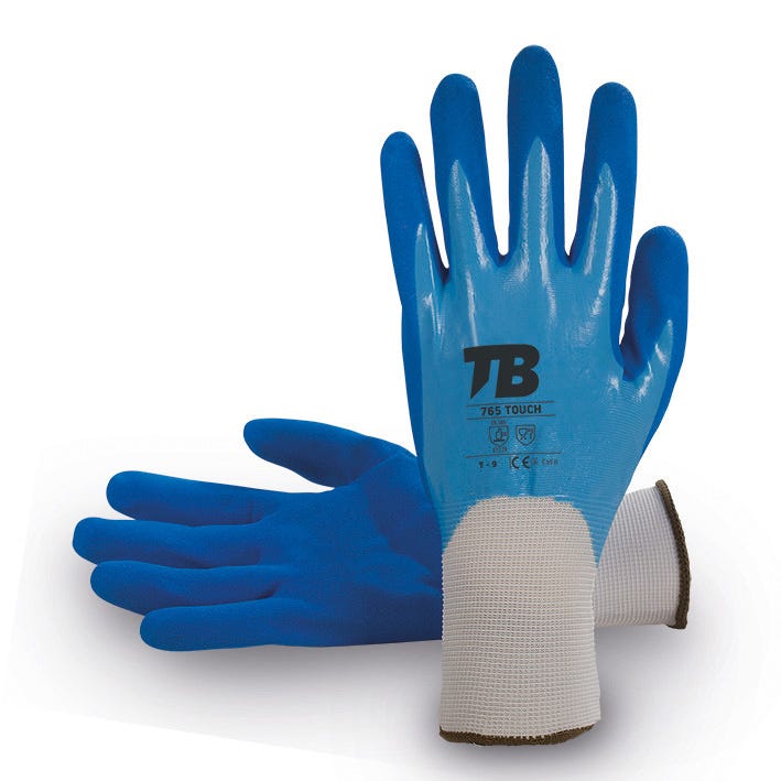 GUANTE 765AZ2 TOUCH TB – Precíziós nejlon és nitril kesztyű