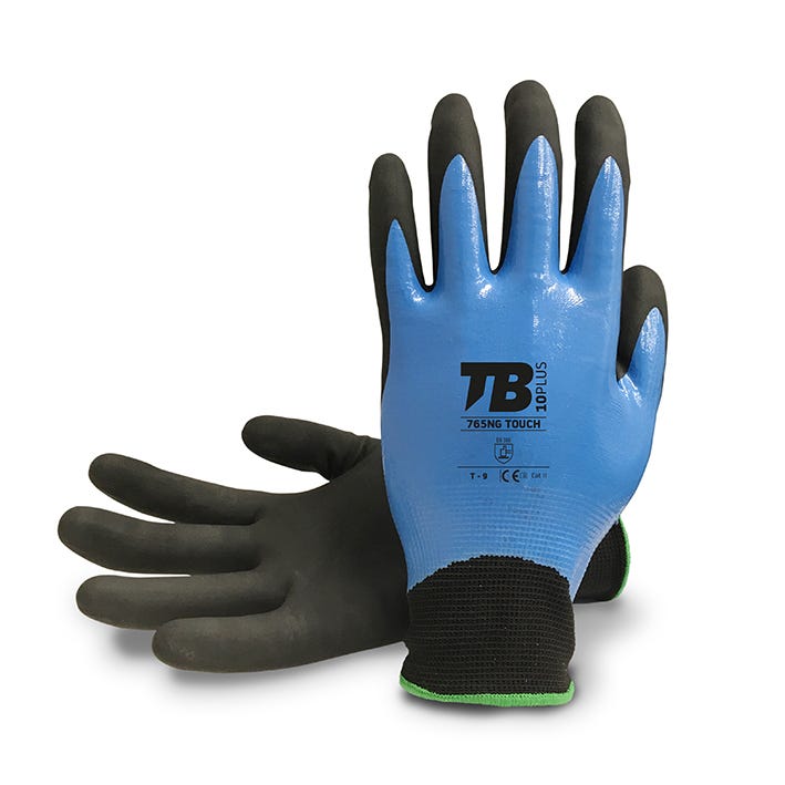 GUANTE 765NG TOUCH TB – Guante ergonómico con doble recubrimiento nitrilo