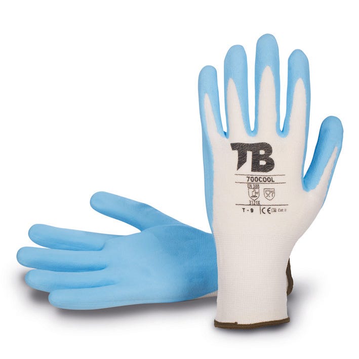 GUANTE 700COOL TB – Guante nitrilo foam, transpirable y antideslizante
