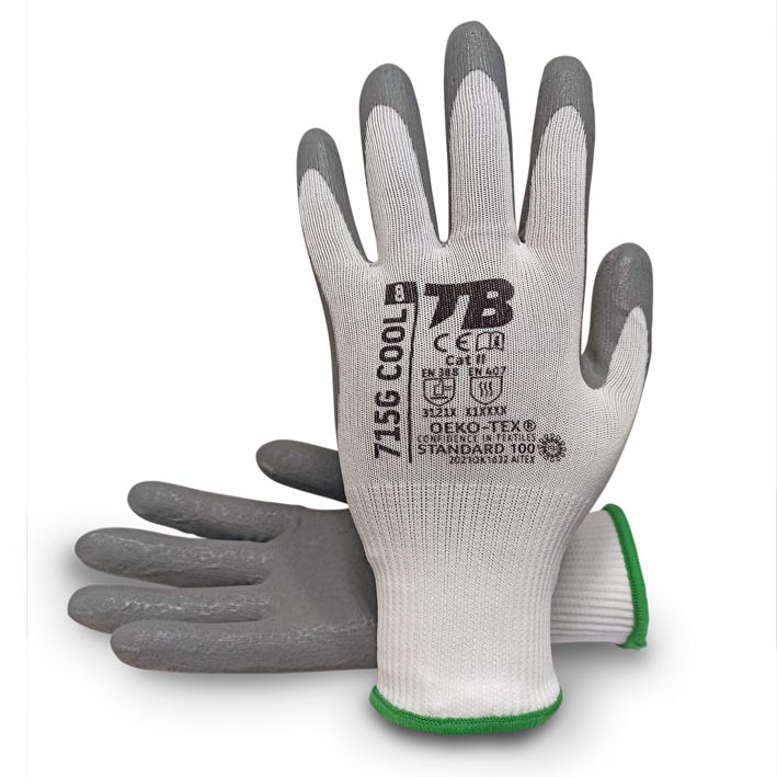 GUANTE 715G COOL TB – Luva de nitrilo foam respirável, alta destreza