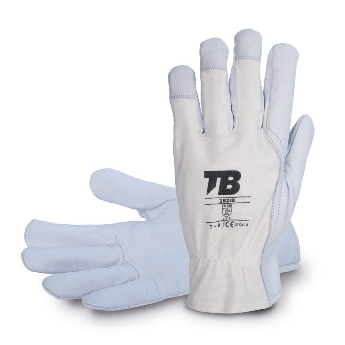 GUANTE 182IB TB – Guanto in fiore di capra con dorso in cotone