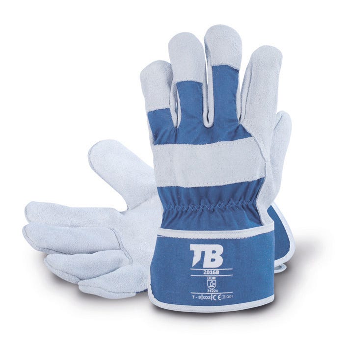 GUANTE 201GB TB – Gant de protection en croûte de cuir respirant