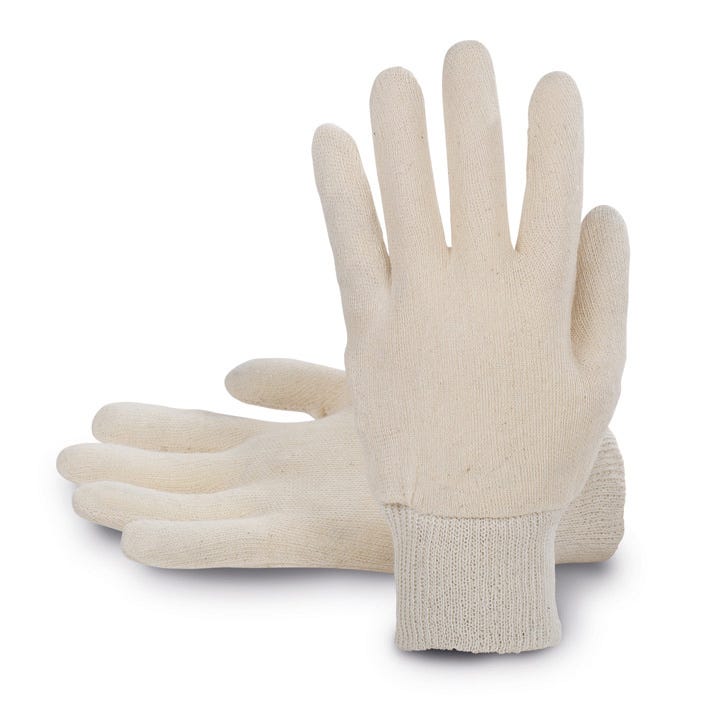GUANTE 211 TB – Guanti in cotone naturale con polsino elastico