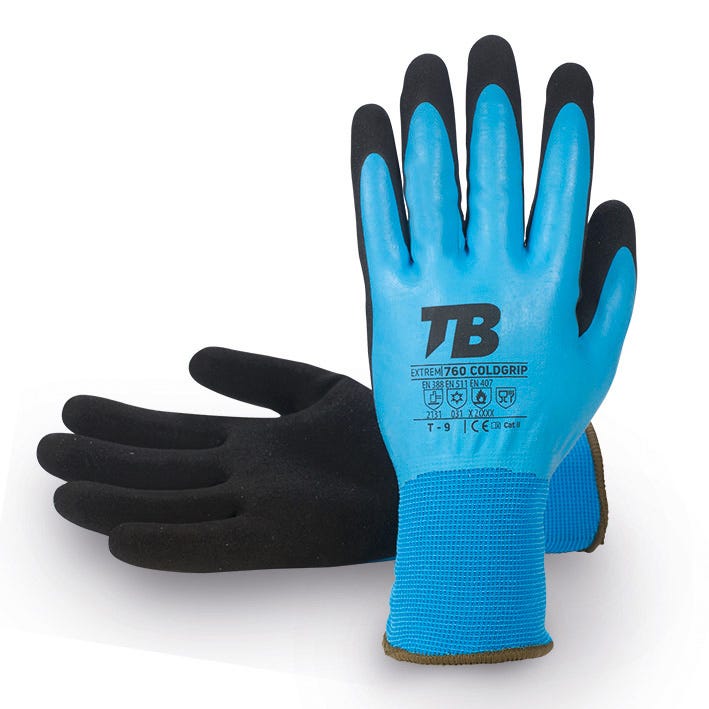 GUANTE 760 COLDGRIP TB – Vízálló hőszigetelő kesztyű latex bevonattal