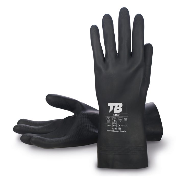 GUANTE 9006F TB – Luva de látex flocado com tratamento bactericida