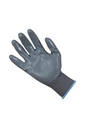 Guante de trabajo LUNA – Guantes de poliéster con nitrilo, 1 par